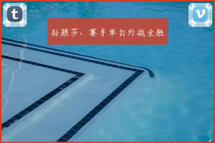 孙颖莎，赛季单打外战全胜